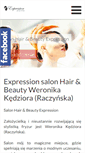 Mobile Screenshot of expression-salon.com